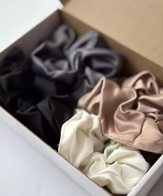 Satin Hair Scrunchies – view 2