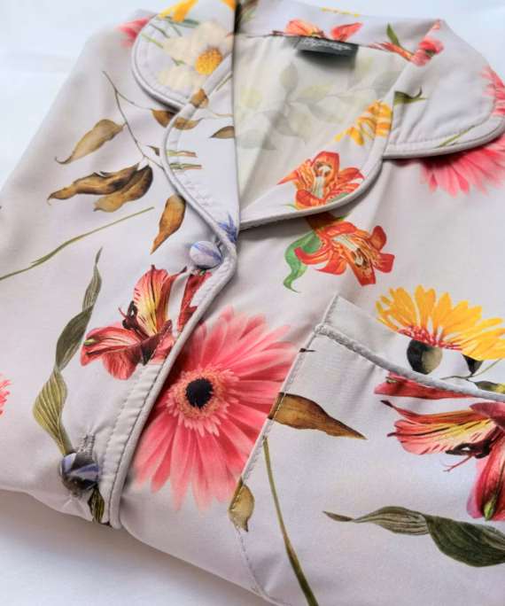 Botanica Bloom Satin Pyjama Set – view 2